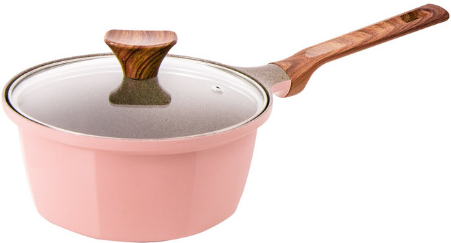 캡스톤 글램레트로 냄비 가스용, 핑크, 가스용 18편수, 1개