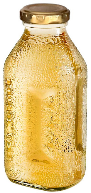 델몬트 미니병 300ml 주스병 사각 레트로 밀폐 물병 물통, 델몬트 300ml 블랙캡 1개, 1개