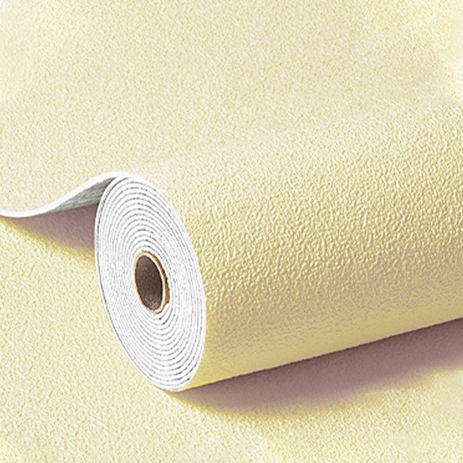 방일 강력 접착형 규조 머드 시트지 방수방습방곰팡이 3D벽지 단열 시트지, 코튼옐로우