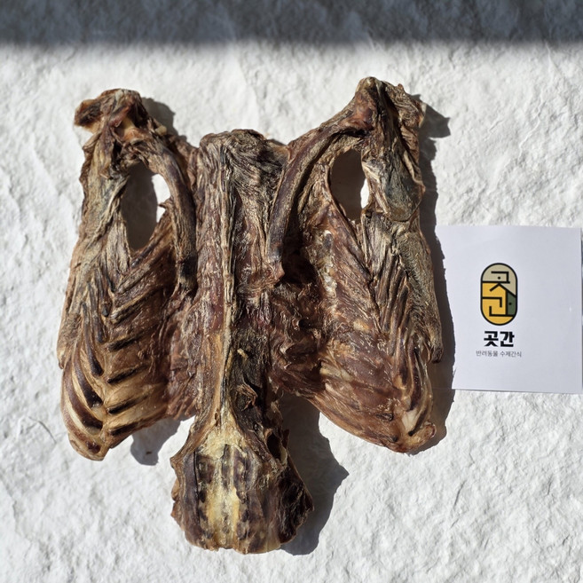 곳간 대형견 수제간식 오리 몸통뼈, 10개, 90g, 원형