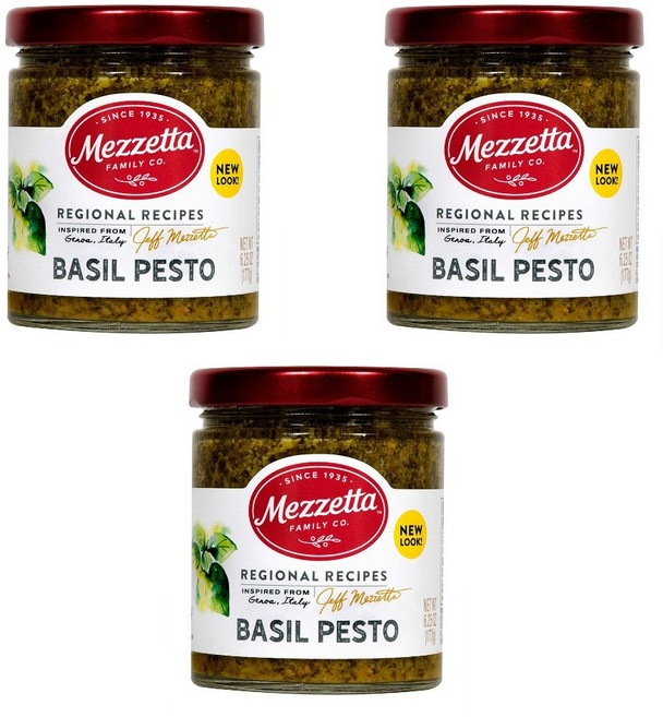 Mezzetta 메제타 바질페스토 파스타 소스 Basil Pesto 177g 3개, 3팩