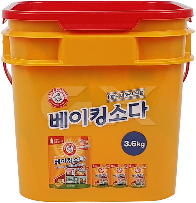 암앤해머 베이킹소다 바스켓 3.6kg 대용량, 1개