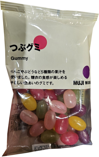 무인양품 쯔부구미, 1개, 45g