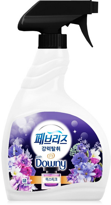 페브리즈 섬유탈취제 강력탈취 미스티크 본품, 900ml, 2개