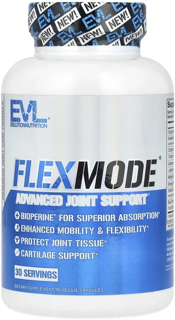 몸관리하세요 겨울입니다 EVLution Nutrition FlexMode® 고급 관절 지원 베지 캡슐 90정 특별관리진행, EVLutionNutritionFlexMode고급관절지, 1개 - 쿠팡