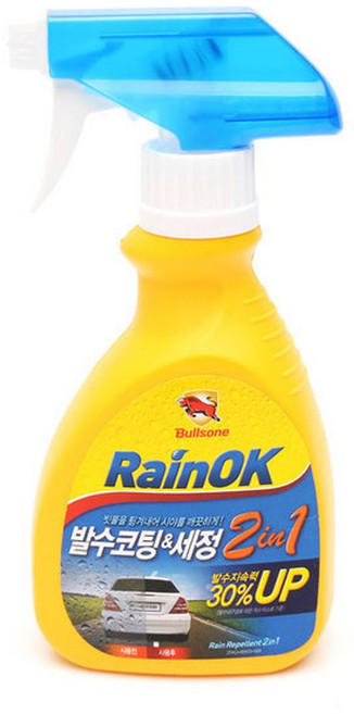 불스 RainOK 발수코팅 세정제 300mL (자동차 유리창