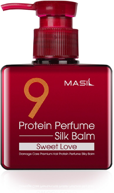 MASIL 9蛋白香氛絲滑髮膜 深層滋養修護 持久留香 適用各種髮質, 1個, 180ml