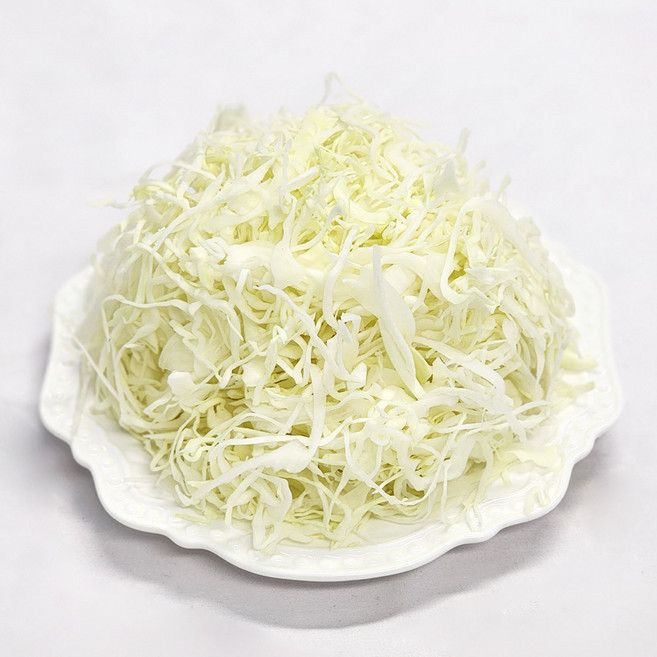 [울팜] 샐러드 눈꽃 양배추채 슬라이스 냉장 채소 채썬양배추 당일손질, 4개, 1kg