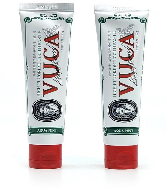 뷰카 클래식 고불소 구취케어 치약, 110g, 2개