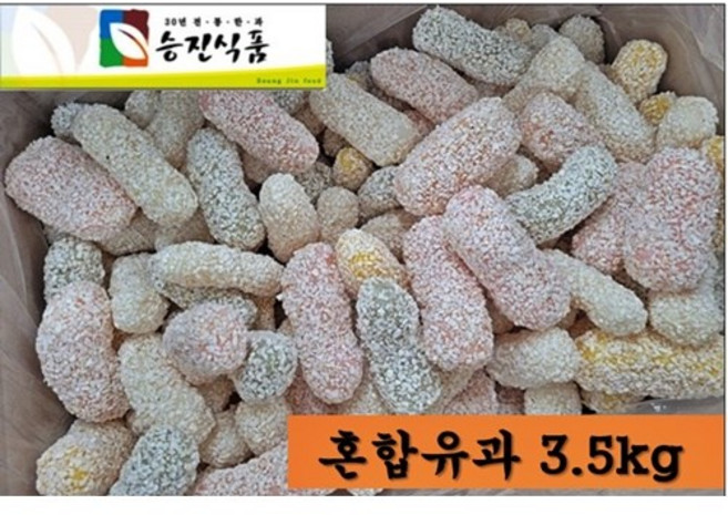 승진식품 혼합유과 혼합유과벌크 3.5kg 한과 승진유과 맛보장, 4개