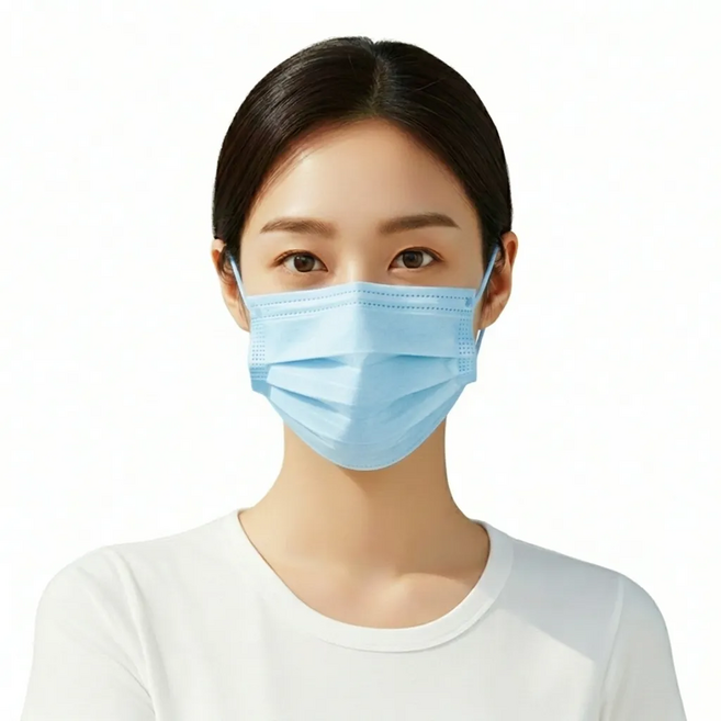 클린손케어 국산 KFAD 비말차단 덴탈마스크 대형, 블루, 40박스, 50개입