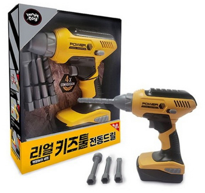 리얼 키즈툴 전동드릴 안전한 공구놀이, 1개