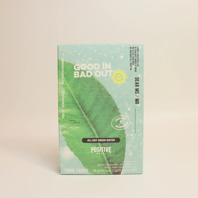 <본사정품> 파지티브호텔 지중해 그린민트, 1박스, 98g - 쿠팡