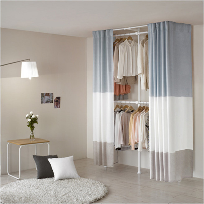 [왕자행거] 왕자 네오스페이스(어바웃드레스룸3P-기본)_메리미_행거, 상세 설명 참조