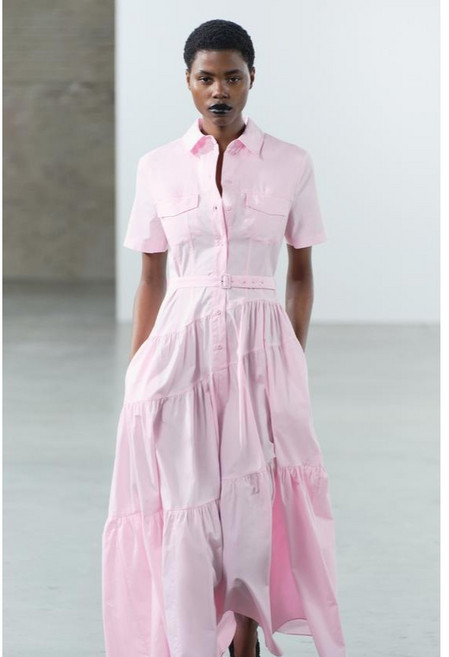 ZARA 자라 포플린 셔츠 원피스 2183/059 2183059