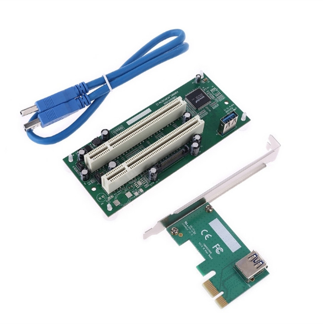 PCI-E TO 2XPCI USB3.0 카드 컨버터 추가 PCIE X1 ~ X16 확장 카드 추가, 한개옵션0