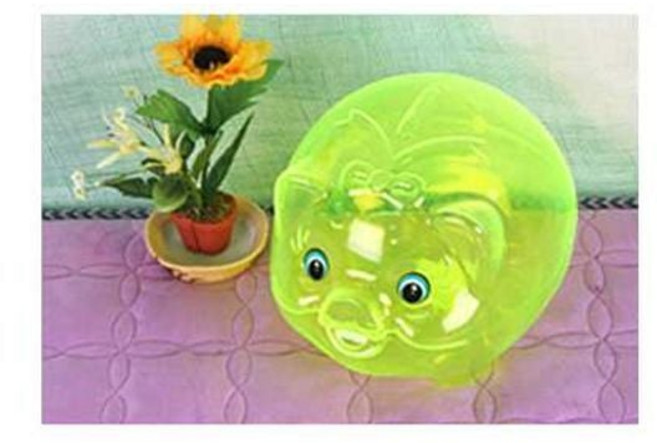 팬시 실용적인 클리어 투명 돼지 생활용품 훼미리 대형 2호 91155EA 1개, 색상