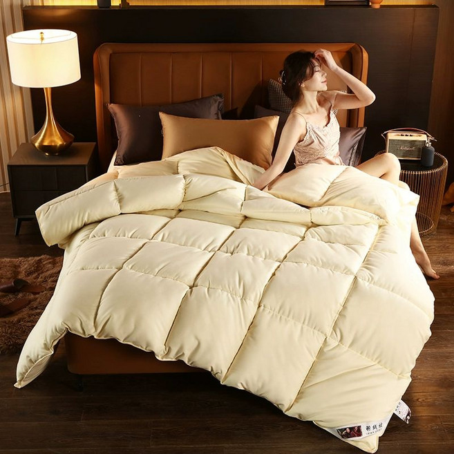 거위털이불 0.95 구스다운이불 구스이불 사계절, 크림