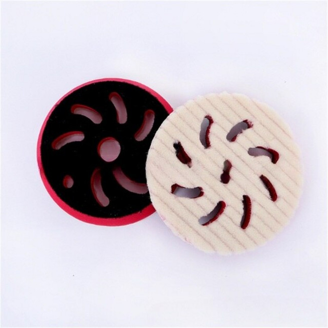자동차광택기자동차 연마 디스크 6 인치 일본식 경 사진 양모 휠 패드 Ab, 01 빨간_01 울 휠