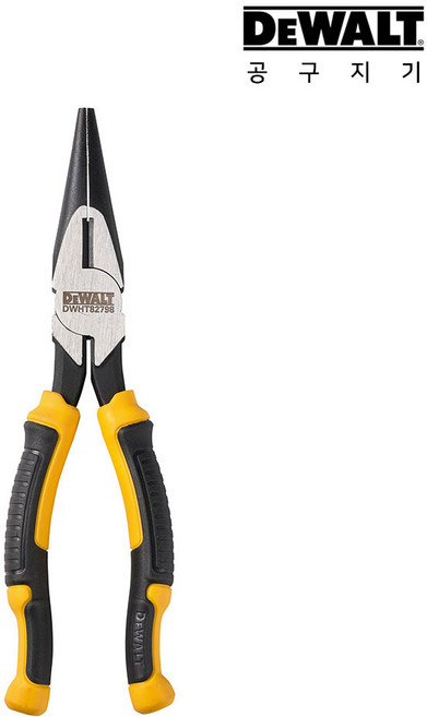 [디월트] DWHT82798-0 / 레이저 하드닝 롱노즈 8인치, 1개