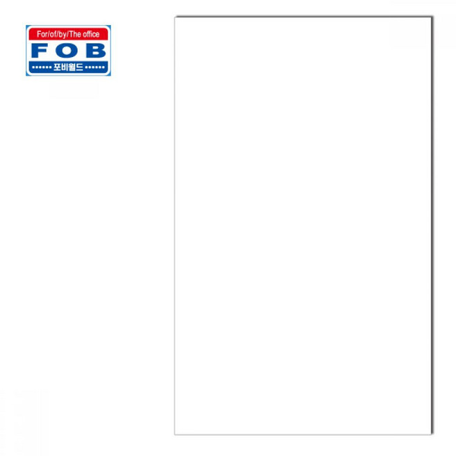 포비 고무 자석 화이트보드 HB-50 90cm x 60cm, 1개
