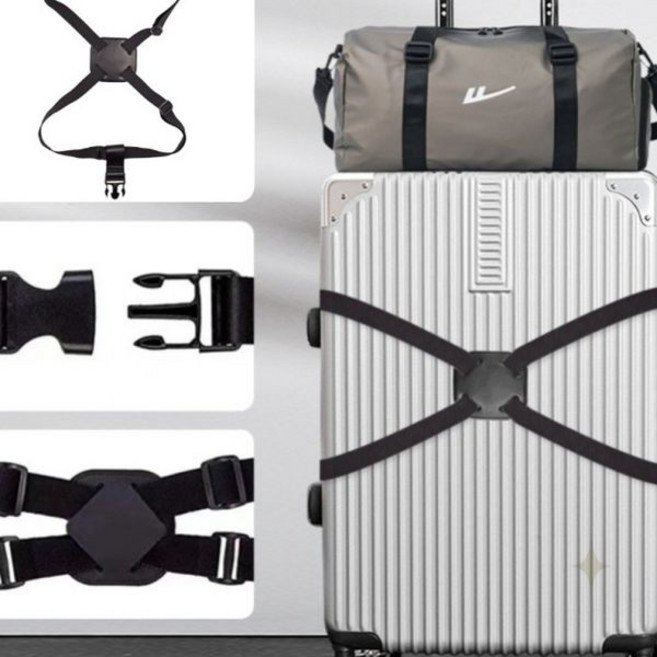가방 결속 짐 스트랩 여행 십자 벨트 밴드 방지 고정 조절 캐리어 가능 분실