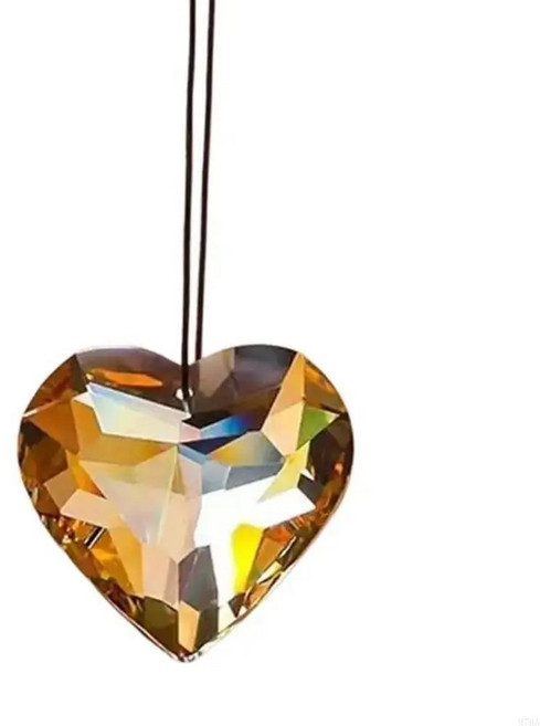 장식 사랑 하트 크리스탈 일요일 포수 벽걸이 걸이형 낭만주의 커플 장신구, 1개, 1. Champagne