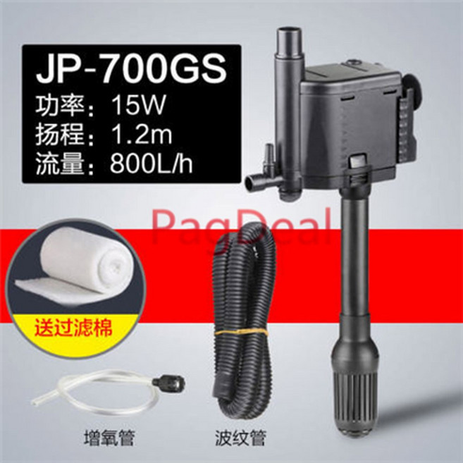 4 in 1 Sunsun 다기능 수족관 파워 잠수정 워터 펌프 필터 물고기 탱크 연못 분수 가을, [05] JP-700GS in 220V, 05 JP-700GS in 220V