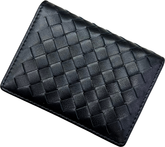 編織羊皮商務名片夾