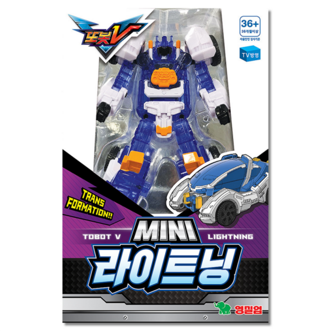 [영실업] 또봇 미니 라이트닝 변신로봇, 1개, 상세 설명 참조