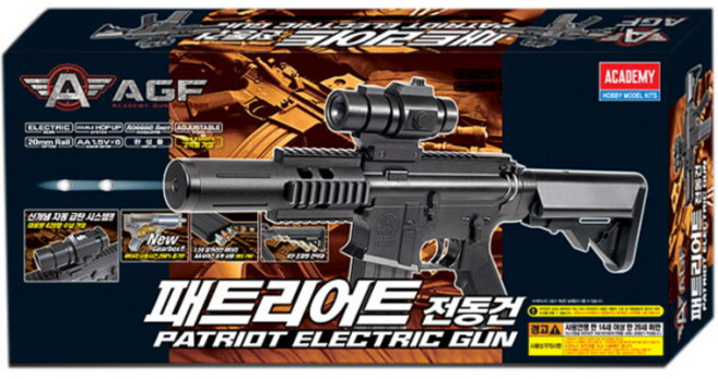 [아카데미] c무[과학] M4A1 패트리어트 전동건 비비건 BB건 17408, 상세 설명 참조, 1개