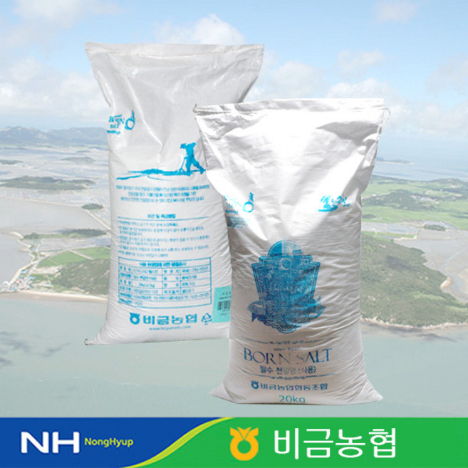 신안비금농협 본솔트 탈수 천일염 국내산 비금 섬소금 (포대포장), 1개, 20kg