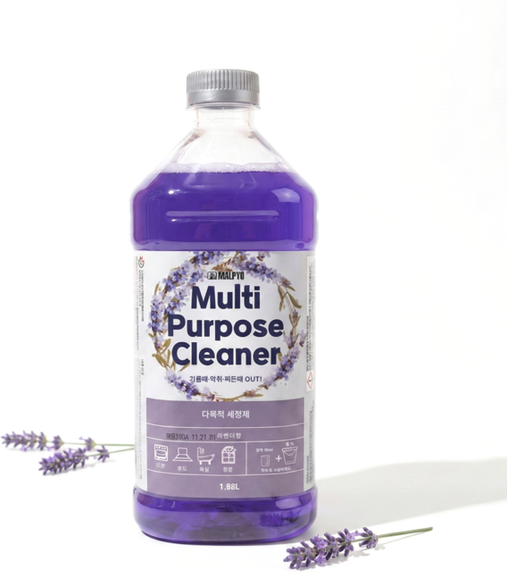 말표 다목적세정제 1.88L 국내산 고농축 라벤더향 안전인증, 1개, 1880ml