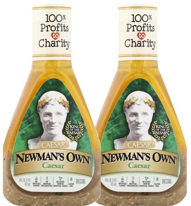 뉴맨즈 오운 시저 드레싱 473ml x2팩 Newmans Own Dressing Ceasar, 2개
