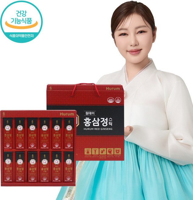 휴럼 원데이홍삼정스틱 10g*60포, 10g, 1개