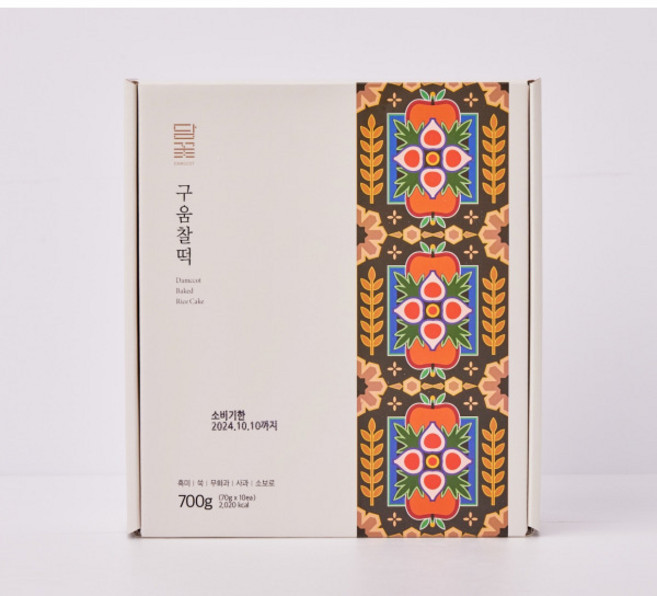 [담꽃] 구움 찰떡 5종10개(흑미 쑥 무화과 사과 소보로) x 2박스, 상세 설명 참조, 상세 설명 참조, 상세 설명 참조