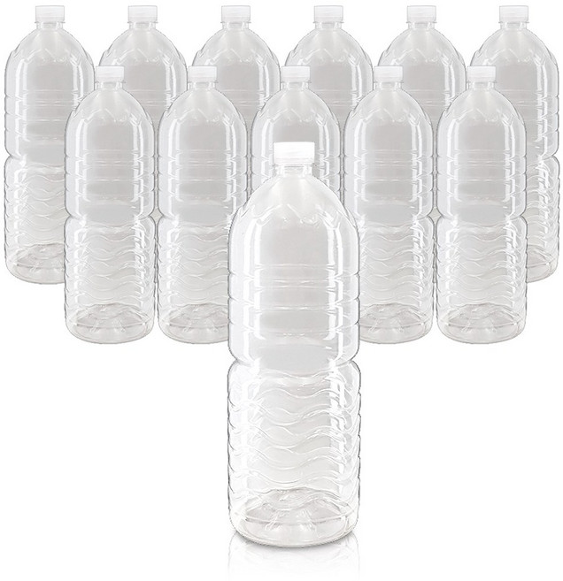 경진기업 페트병 생수병 신형 2L 생수 원형 30파이 마개 흰색 12개