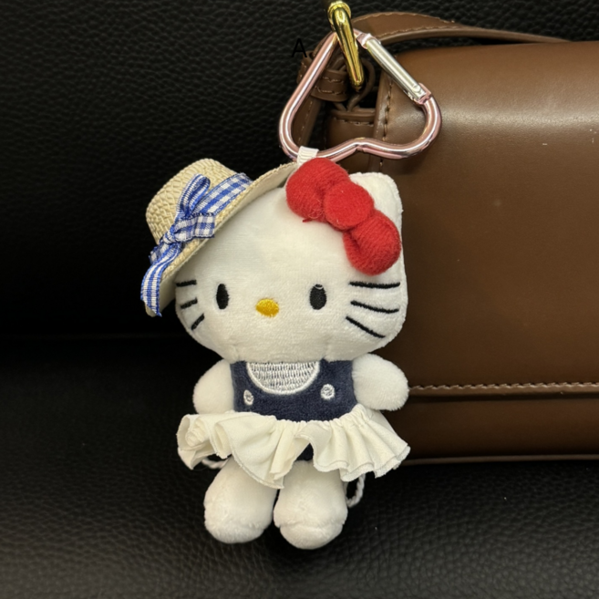오눌루 헬로키티 인형 키링 가방고리 인형 키홀더 3종 1개 캐릭터 미니인형 키체인
