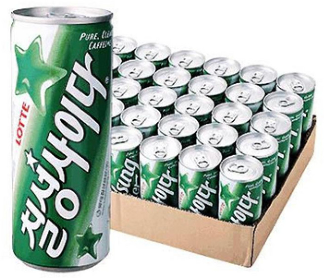 [롯데] 칠성사이다 캔 [250ml][30개입], 250ml
