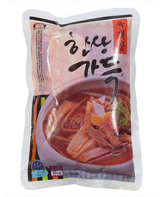 쉽쿡 한상가득 육개장 600g 1 + 1, 2개