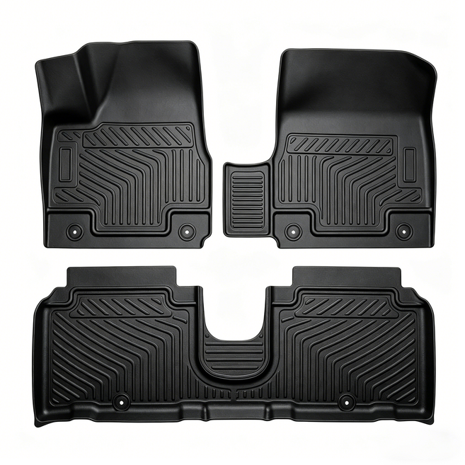 방수 논슬립 청소 편리한 TPE 카매트, 검은색, 현대 아이오닉5 2025-2026