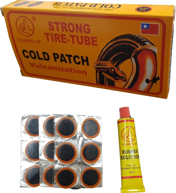 대만 thumps up 썸즈 업 콜드 펑크패치 36방+20ml 자전거 펑크패치 튜브수리, 1개, 본품 - 쿠팡