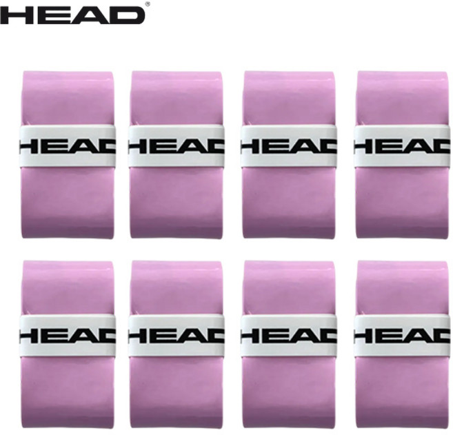 헤드 프라임 투어 오버그립 8개입 285651 테니스 배드민턴 스쿼시 그립, 핑크, 1개