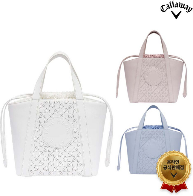 [캘러웨이코리아정품] 필리 뉴클래식 여성 미니 토트백, 화이트
