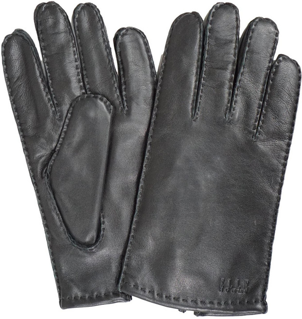 엘 옴므 ELLEHomme 맨즈 유러피언 핸드 스티치 손바느질 가죽 장갑 24 cm가죽 장