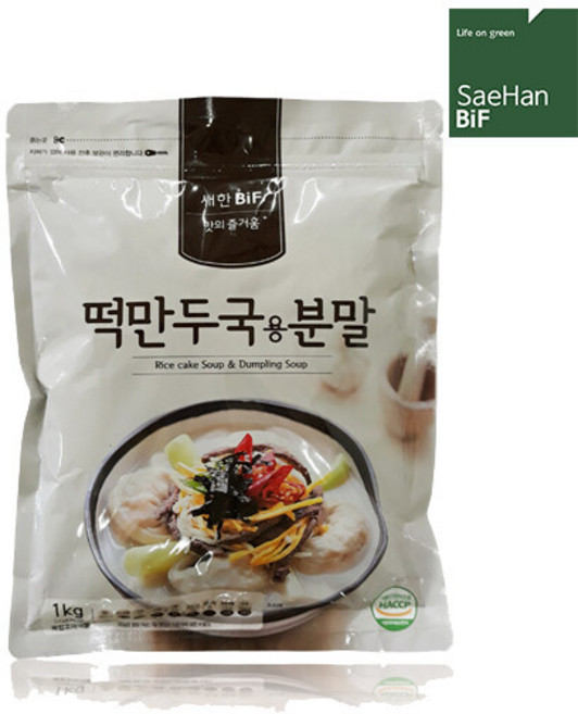 [새한BIF]사골맛 떡만두국용분말스프1kg / 약100인분, 1kg, 1개