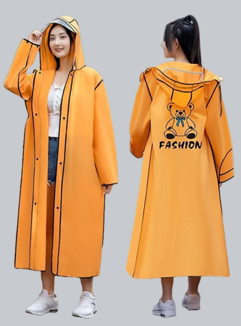 여성 우비 비옷 레인코트 고급형 방수 바람막이 우의 패션 일체형 스포츠 골프 등산 자전거 우비 비옷 CY