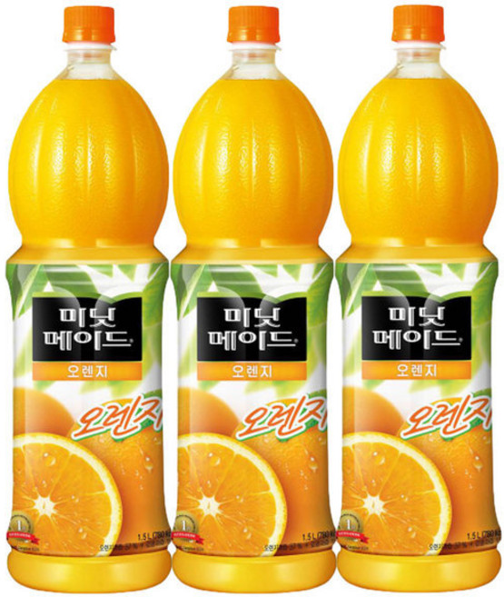 미닛메이드 오렌지주스, 1.5L, 12개