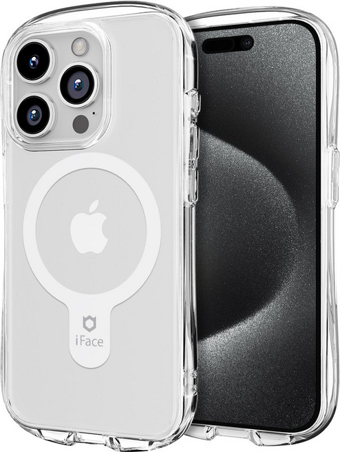 아이페이스 아이폰 15 프로 룩인 클리어 하이브리드 마그네틱 케이스