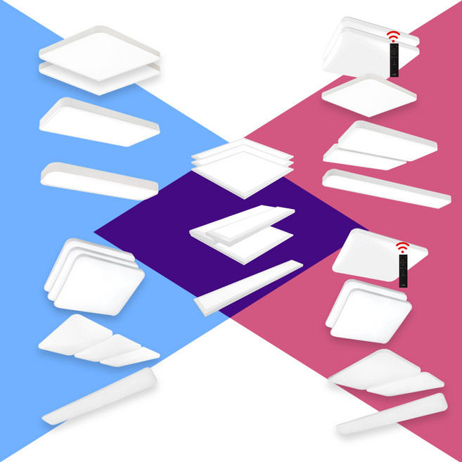 장수램프 LED 조명세트 (20평 30평 40평) 방등 주방등 거실등, B. 소프트 세트 (B01~B04), B02_30평형A형 LED 소프트세트